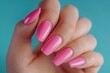 © Ramjan - Show off your style with perfect pink nails, a vibrant and trendy look for any occasion, exuding confidence and modern elegance