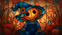 ステンドグラス ハロウィン パンプキン 無料画像 - Public Domain Pictures