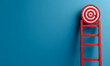 © john - dart ladder staircase blue background symbol sign buiness strategy leadership artboard accuracy success ompetition archievement taget success aspiration busness strategy skill marketng skill win