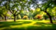 © kasroh - Blurred park scene on a sunny day