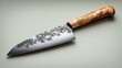 © Elang - High-end chef's knife, etched blade, wooden handle