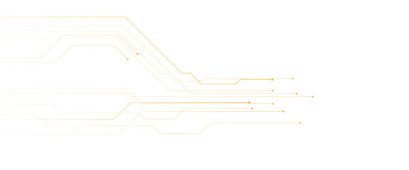 Wall Mural - vector abstract technology background circuit board for web banner background