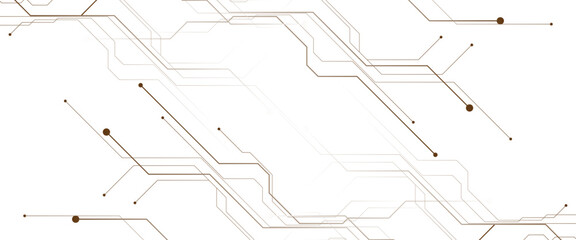 Wall Mural - vector abstract design element with geometric background of pattern with a circuit digital lines