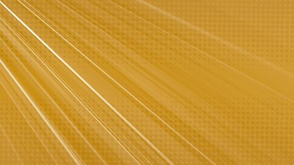 Wall Mural - animation of light trails over spots on yellow background