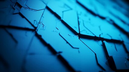 Abstract Geometric Pattern Texture in Blue Shades for Modern Background