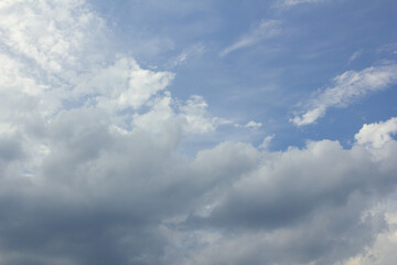 Wall Mural - it's a sky with beautiful clouds.