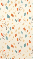 Wall Mural - autumn leaves patterned backgrounds plant art.
