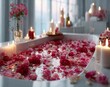 © Rizky - Romantic rose petal bath (1)
