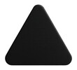 © studioworkstock - Minimal black triangle with rounded corners, set against a neutral grey backdrop.