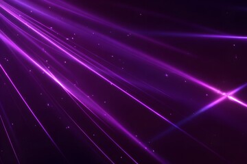 Wall Mural - Abstract purple background with laser beams and light rays. Neon lights, glow effect for dynamic digital presentation or motion graphics. 