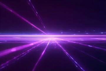 Wall Mural - Purple laser beams, light streaks, a background 