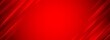 © vika_k - Bright red glowing lines background. Abstract diagonal gradient stripes wallpaper. Ruby slanted neon streaks backdrop for banner, poster, brochures, flyers, booklet, presentation. Vector
