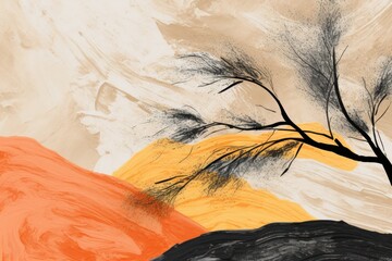 Wall Mural - plam tree backgrounds textured abstract.