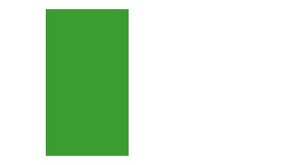 Vertical green screen