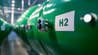 © Svetlana - Close up of green hydrogen tanks highlighting sustainable energy technology