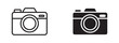 © Masuda Akthar - Camera icon set. photo camera in flat style symbol.