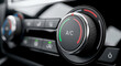 © Cla78 - Modern car interior with A/C control knob for optimal climate control and driving comfort