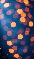 Wall Mural - Elegant abstract background with shimmering bokeh lights and twinkling stars, perfect for festive designs or luxury branding, soft, bright, gradient