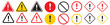 © Chris - Caution sign. yellow danger warning vector. attention alert symbol. triangle clipart for toxic chemicals beware. vector icon for safety advisory. general caution sign indicate precaution prevention.