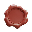 © Said Sbg - 3d wax seal blank isolated