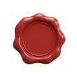 © Said Sbg - 3d wax seal blank isolated