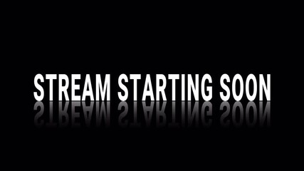 4K Prepare for the commencement of an exciting online broadcast with this digital screen announcement, creating anticipation for viewers
