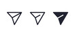 © icons gate - Share icon set. Arrow symbol, Reply send forward icons button. Send message icon