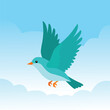 © Rizaq - Flad 2D Animal Bird