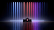 © Olena - A stunning formula 1 race car set against a dynamic and colorful light display.