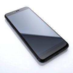 Black Smartphone, Modern Design, High-Quality Image.