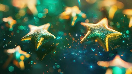 Wall Mural - A collection of stars floating in the sky