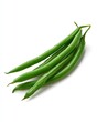 © Ale - Fresh green beans on white background (11)