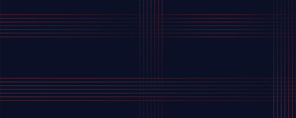 Abstract banner design. Red diagonal lines on dark blue background. Modern graphic. Futuristic technology concept. Suit for cover, header, business, presentation, website, flyer