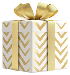 Wall Mural - png white gold chevron gift box gift chevron pattern.