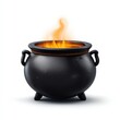 © Антон Федченко - A black pot with a flame on top of it