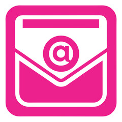 Email icon with at symbol