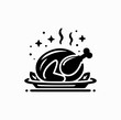 © mf_syauki - Roasted Turkey Silhouette – Thanksgiving Dinner Icon