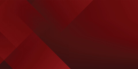 Wall Mural - Abstract simple dark red gradient illustration background with 3d look overlap square with shadow and line pattern. Cool design and luxury. Eps10 vector