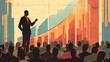 © Sino - An economist giving a lecture about importance of profitability for the growth of economy (3)