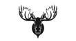 © ariss - Moose head silhouette graphic design