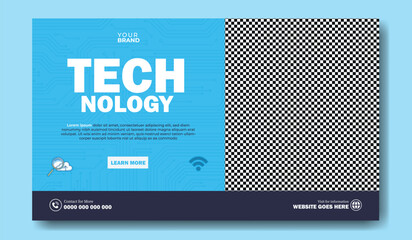 Modern technology concept with abstract background and programmer working on computer code