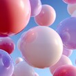 © coyu - Shimmering Glass Fluid Waves Abstract Background with Iridescent Colors and Bokeh Lights