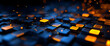 © lele - Combination of luminous blocks and flashing light point