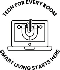 Canvas Print - Tech for every room smart living starts here