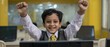 © BISO - Excited Indian student embracing tech for school academic pursuits