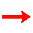 © MdKaziRafiqul - Bright red arrow pointing rightward on a solid black canvas