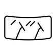 © jawad - Windshield vector line icon design