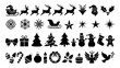 © Designer Mr.kh  - Collection of christmas icons and silhouettes for festive design