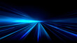 © Secrets inside - Futuristic blue light beams stretch forward in a dynamic, high-speed perspective against a dark background, evoking themes of technology, speed, and digital connectivity