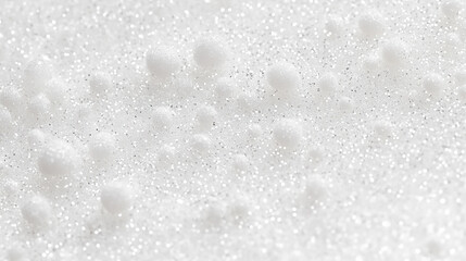 Wall Mural - a smooth, frosty surface with a sparkling overlay. a pure white background with a gentle, glowing fe